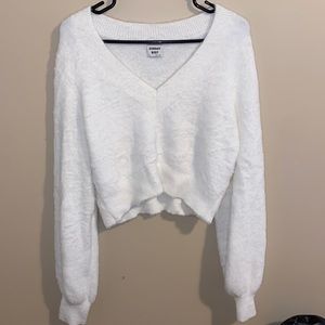 Sunday Best Kitten V-Neck Sweater